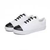 chanel running sports sneakers femmes chaussures 92 leather white